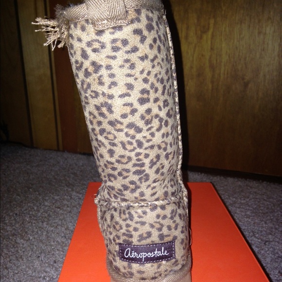 Aeropostale Cheetah Boots . - Picture 2 of 3