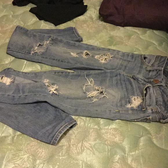 American eagle ripped jeggings (stretch)