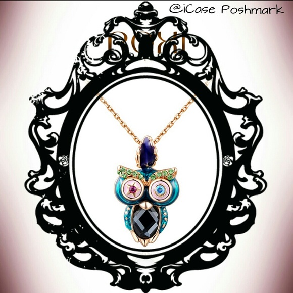 (LOWEST-PRICED) Owl Necklace 18k Rose gold plated.