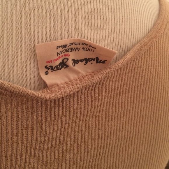 Michael Stars Shine scoop tank in sand - Picture 2 of 4