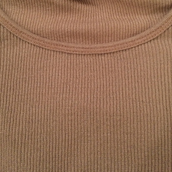 Michael Stars Shine scoop tank in sand - Picture 3 of 4