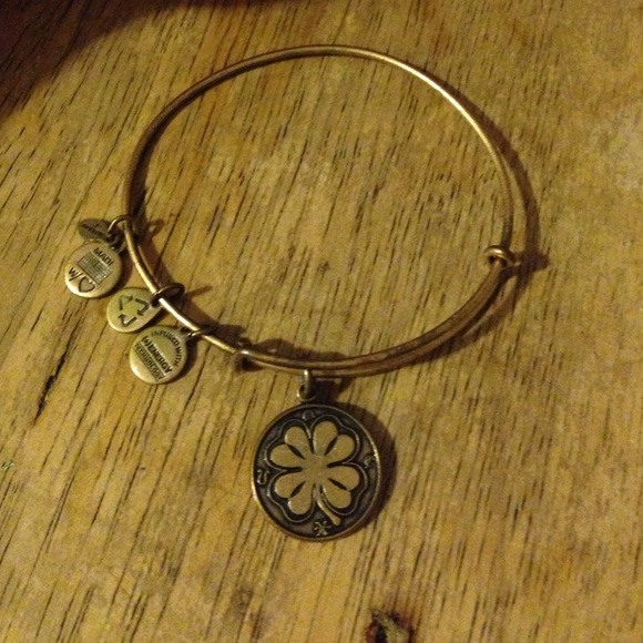 Alex and Ani Clover charm bracelet!