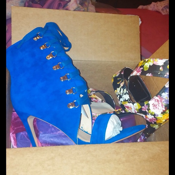 Electric Blue Heels!!!