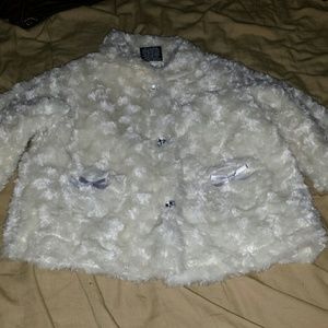 Toddler faux fur coat