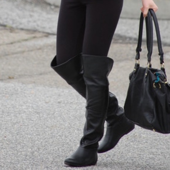 Steve Madden leather over the knee boots