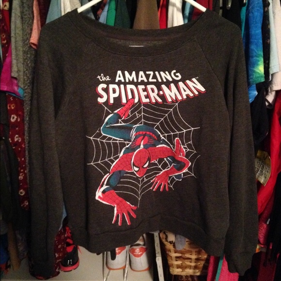 Spider man sweatshirt/ tshirt