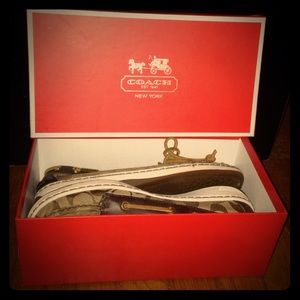 Coach boat shoes✨💕