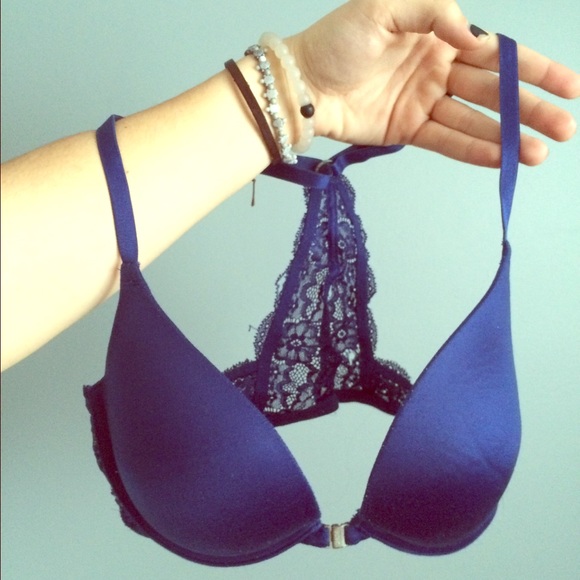PINK VS racer back push up bra