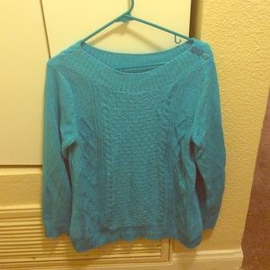 Blue sparkly sweater
