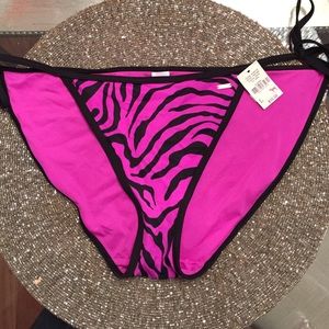 Fushia zebra print bottom