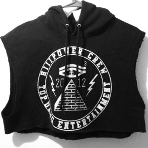 HiiiPower cropped cut off hoodie!
