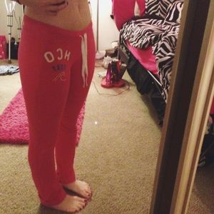 Hollister Pink Skinny Sweatpants Size Small