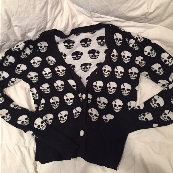 Japanese/Korean Style Skull Cardigan