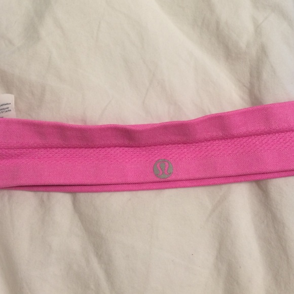 Pink lululemon headband