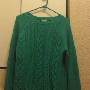 Teal sweater