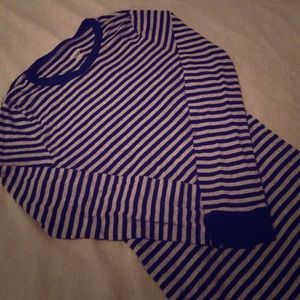 J. Crew striped long sleeved shirt