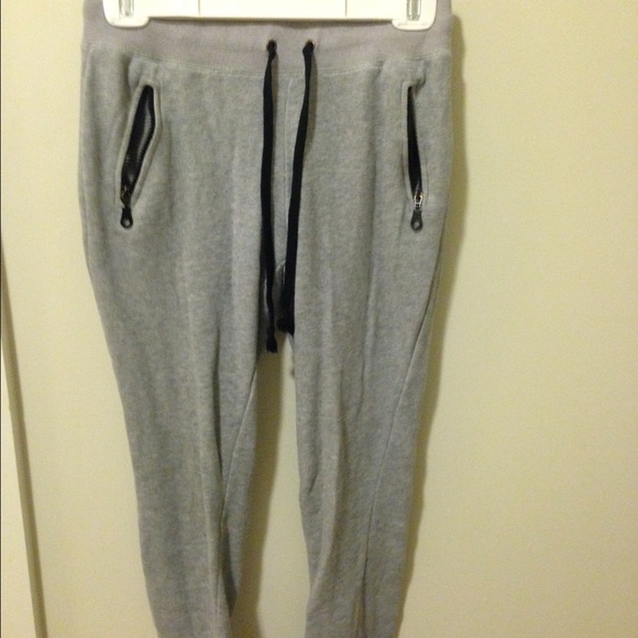 Grey Zippered Sweats