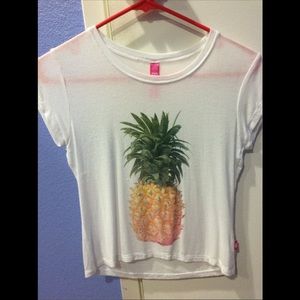 Pineapple cropped top