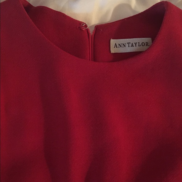 Ann Taylor Red business casual/classy dress !! 😍