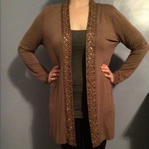 Brown long sleeve sweater