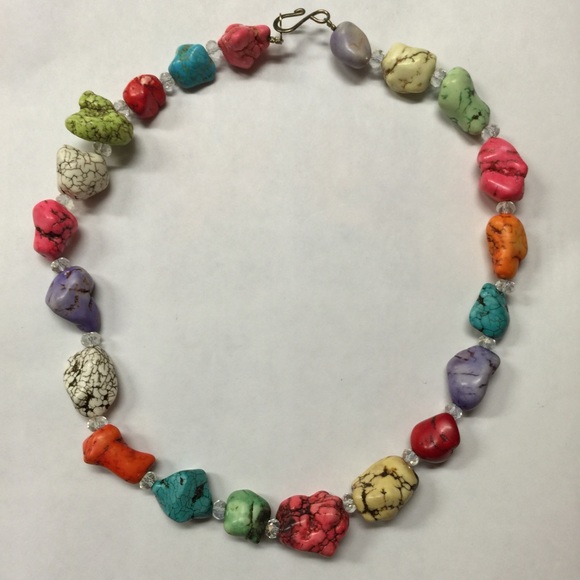 Colored Rock/Stone necklace