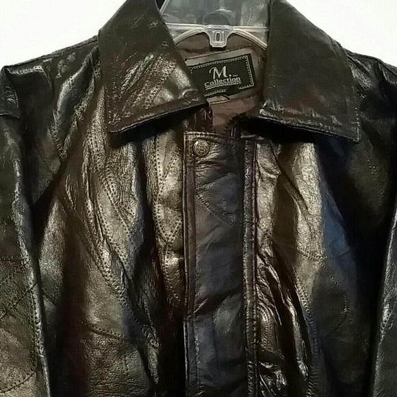 Mens leather jacket - Picture 2 of 4