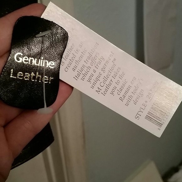 Mens leather jacket - Picture 3 of 4