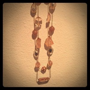 Beaded Station Necklace