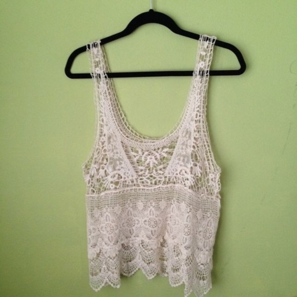 URBAN OUTFITTERS Crochet Tank - Picture 1 of 2