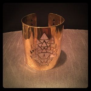 Karen London Gold Statement Bangle