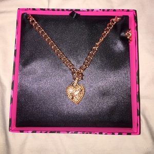 Rose gold sparkle juicy necklace