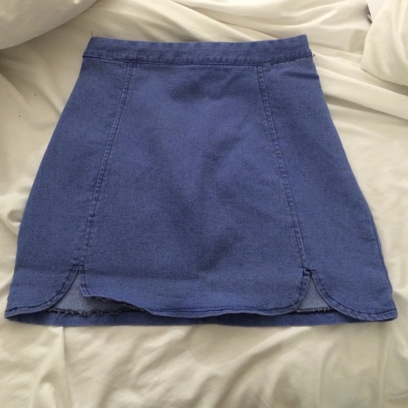 Brandy Melville A-Line Jean Skirt