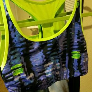 Reversible sports bra