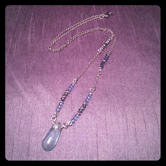 Handmade Silver Wire-Wrapped Necklace