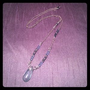 Handmade Silver Wire-Wrapped Necklace