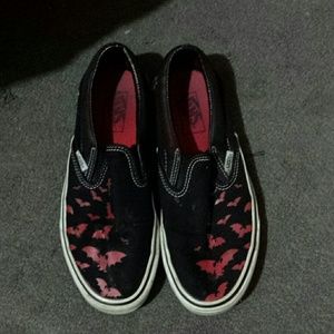 Warped Tour Bat Trail Classic Slip-Ons