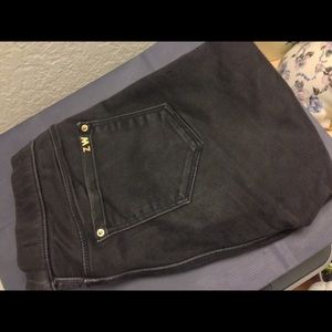 Zara Black jeggings with ankle zip