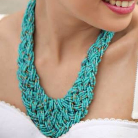 Beaded necklace perfect for summer ☀️