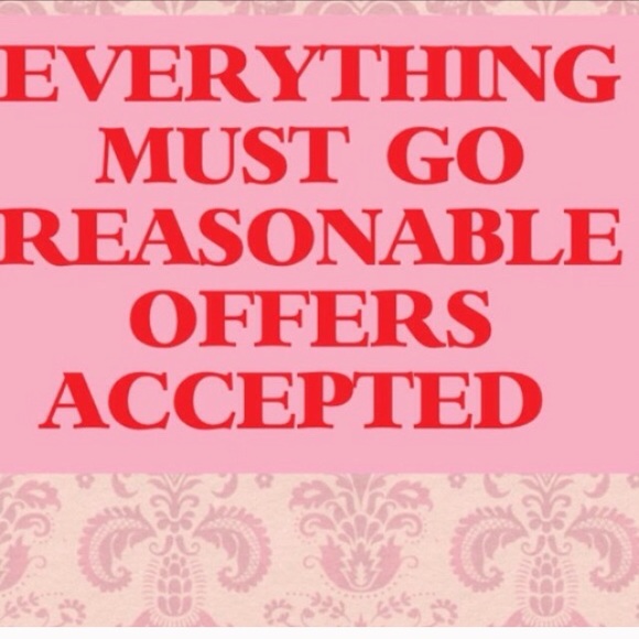REASONABLE OFFERS ACCEPTED!!! Please no lowballs