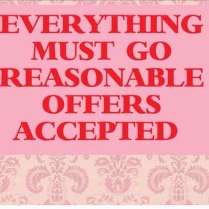 REASONABLE OFFERS ACCEPTED!!! Please no lowballs