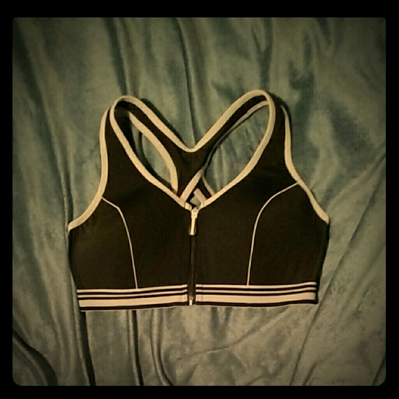 SOLD!!! Full front zip sports bra