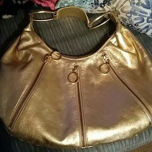 Sondra Roberts handbag gold