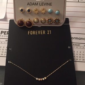 Earring and anklet combo