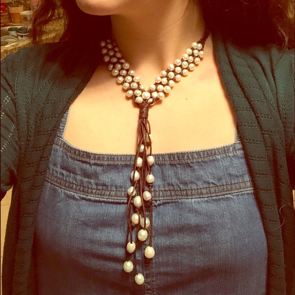 FLASH SALE Calypso Genuine Pearl Necklace