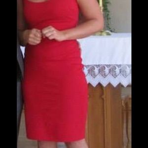 Size 6 cache dress red sexy sophisticated
