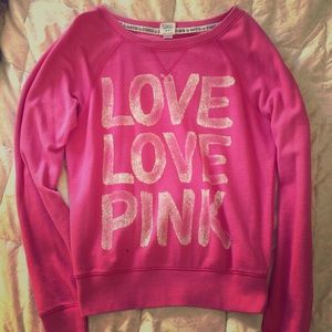 Pink sweatshirt