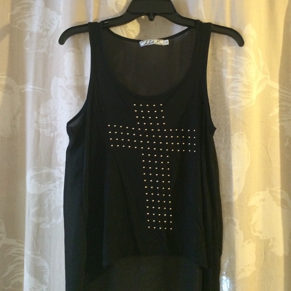 Black Studded Top