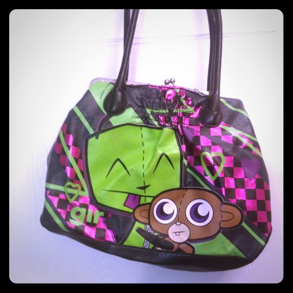 Hot Topic Handbags - 👾Pleather Gir Invader Zim Purse