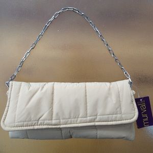 Murval Paris Beige Clutch.NWT.