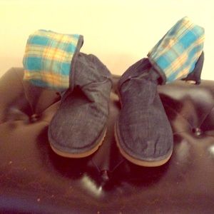 Blue Jean Ugg boots. Worn a couple of times.